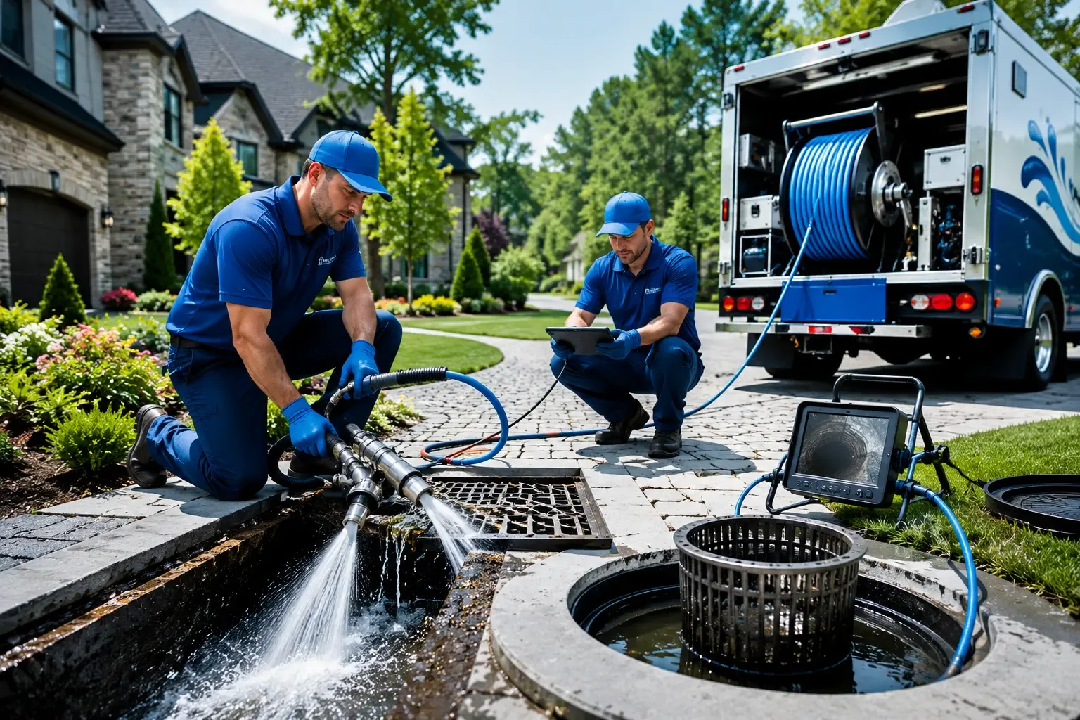 Local outdoor drain cleaning professionals in Bucks, AL